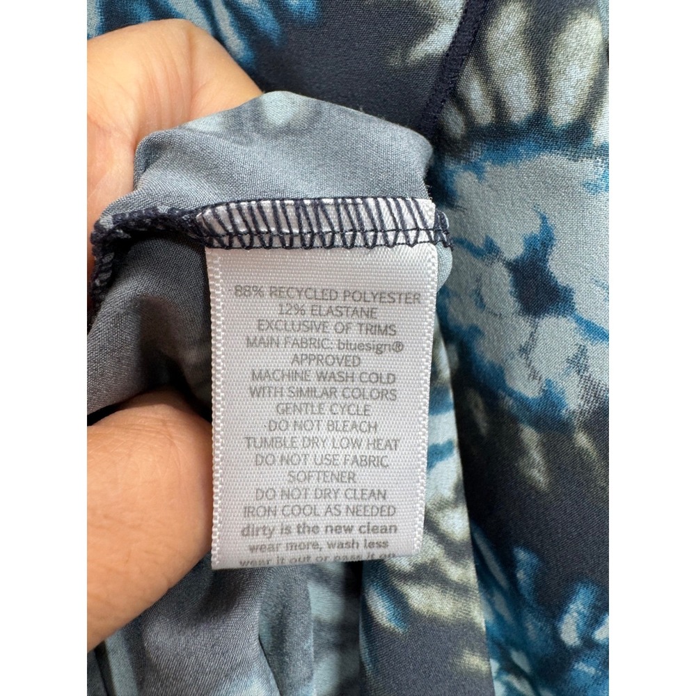 Toad&Co Navy Maxi Dress with Light Blue Floral Print - Picture 6 of 9